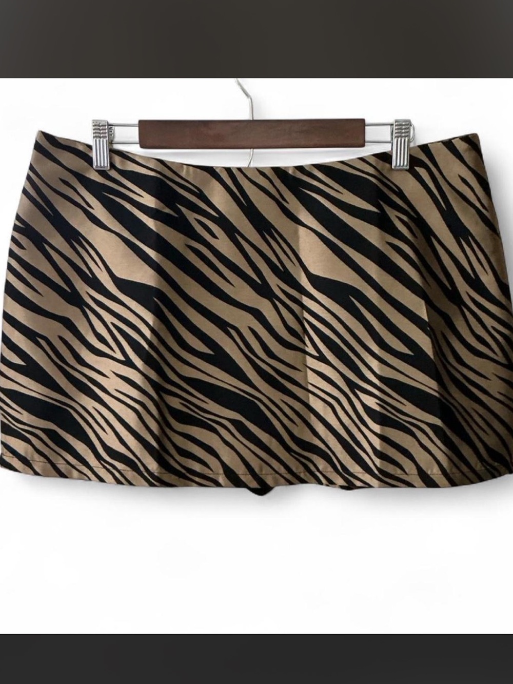 Atelier de la Hano zebra print mini skort
